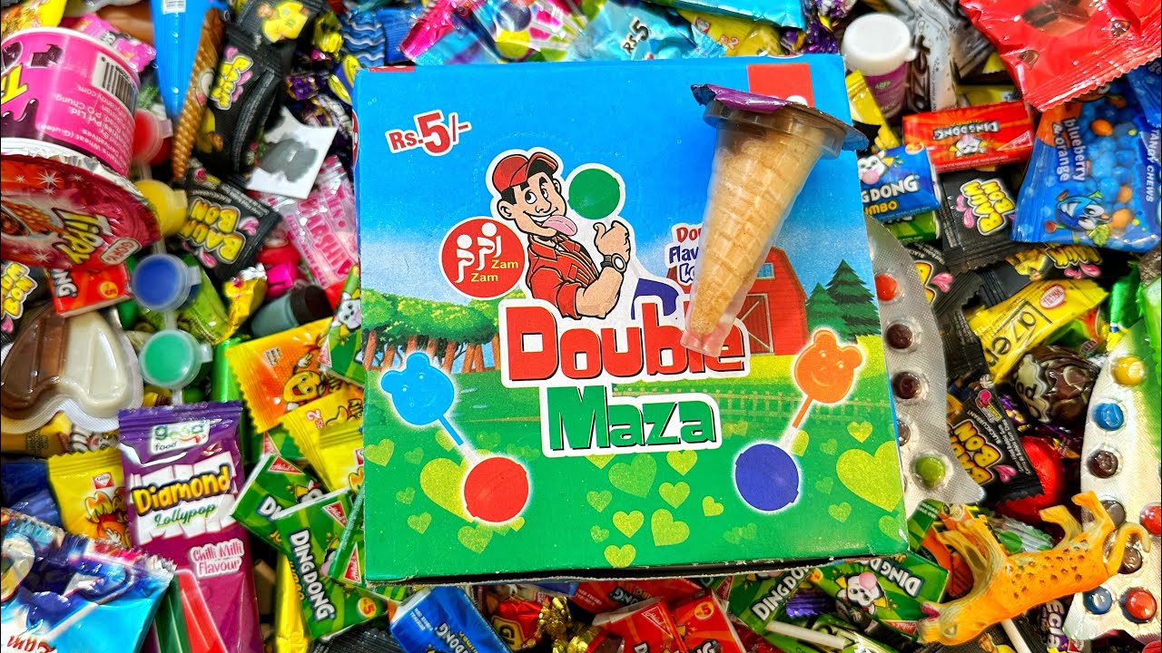 Satisfying Video Yummy Rainbow Double Fun Candies Lollipops And