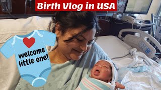 Live Birth Vlog~ Labor & Delivery~ SECOND PREGNANCY IN USA~Getting Baby Home~Real Homemaking Vlogs