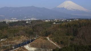 2009/02/08　寝台特急「富士・はやぶさ」富士山バック俯瞰