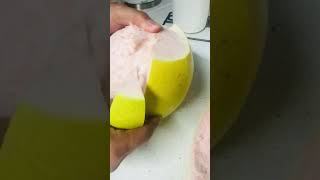 How to peel a Pomelo Red. Fresh \u0026 fruity, more aromatic and tastes sweet.