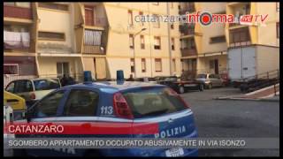 Sgombero appartamento occupato abusivamente in via Isonzo