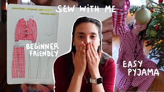 Sew with me an Easy Pyjama set | Beginner friendly loungewear pattern