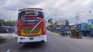 সিলেটে রিজার্ভে এসে তিশা কোচ যখন এনাকে খেলা দেখায় 🔥🔥 Ena Transport 🆚 Tisha Coach Bus Race