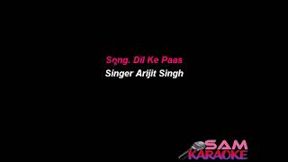 Pal Pal Dil Ke Paas Arijit Singh Karaoke Sam Karaoke