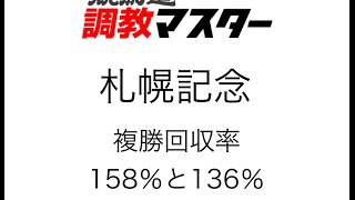 競馬道調教マスターで札幌記念の好走馬を探す