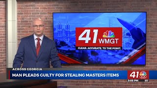 Man pleads guilty in theft of Arnold Palmer green jacket, other Masters memorabilia from Augusta