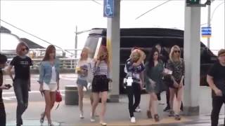 150725 SNSD Arrival at Airport to Osaka SMTown