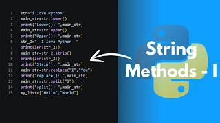 How to Manipulate Strings | Learning Python Day 6