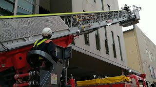 大阪☆消防局【訓練前にも点検中にも出場‼】緊急消防車🚒Fire truck🚒မီးသတ်ကား🚒Camion de pompier🚒Пожарная машина🚒Camión de bomberos