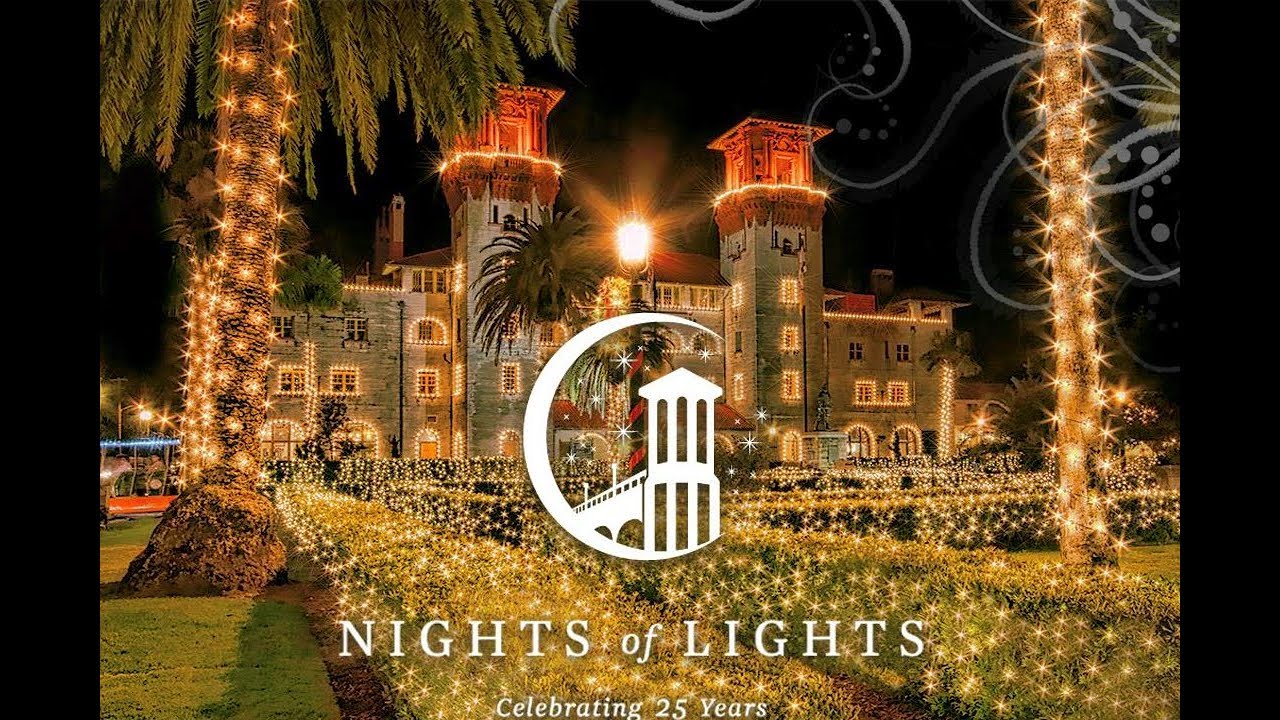 St. Augustine Nights Of Lights 2018 - YouTube