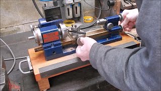 Original Australian made Sherline micro lathe at play