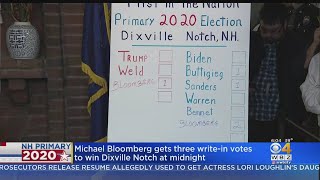 Mike Bloomberg Wins Dixville Notch Vote In New Hampshire Primary