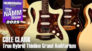 Cole Clark True Hybrid Thinline Grand Auditorium Demo | NAMM 2025