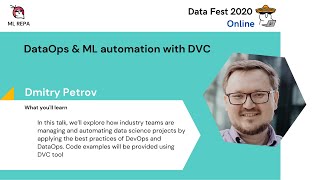 Dmitry Petrov: DataOps & ML automation with DVC (ENG)