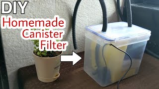 How to Make Fish Tank Filter | DIY Aquarium Filter | DIY Canister Filter |  (Low Cost!)