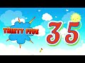 learn 31 to 40 numbers counting for kids cartoon video @officialayanshtv