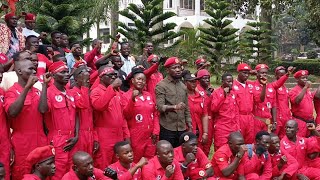 President Bobi Wine meets Kayunga Foot Soldiers