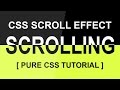 Css Scrolling Effect - Pure CSS Tutorial