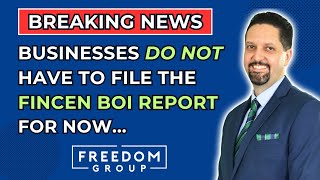 Court Injunction Says You DO NOT Have to File the FINCEN BOI Report