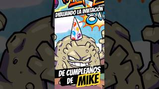 🔥INVITACIÓN DE CUMPLEAÑOS DE MIKE 🔥 DIBUJANDO POKEMON #pokemon #digitalart #shorts