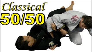 Classical 50/50 Guard | Principle, Come Up Sweep \u0026 Taking the Back