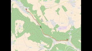 Autofahrt im fränkischen Odenwald/MIL: Eichenbühl ---:--- Riedern