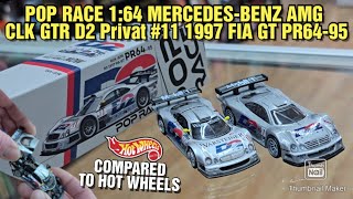 Pop Race 1:64 Mercedes-Benz AMG CLK GTR D2 Privat #11 1997 FIA GT PR64-95