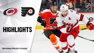 NHL Highlights | Hurricanes @ Flyers 11/05/19