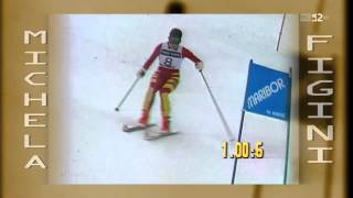 Ski alpino WC 1985 Maribor, GS, Michela Figini