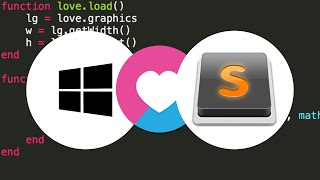 Quick Love2D Sublime Text Windows Integration | LÖVE TUTORIAL