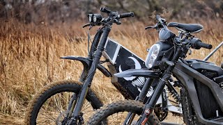 eBike vs eMotocross - CyklonEbike Venom Extreme and SUR-RON Light Bee X (Street Legal Version)