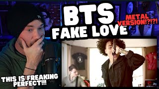 Metal Vocalist First Time Reaction - BTS - FAKE LOVE ( METAL COVER )