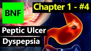 📘 BNF Chapter 1 - Part 4 | 💊 Peptic Ulcer & Dyspepsia – Treatment Explained & Short Notes