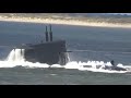 submarine surfacing subamariner blue sea