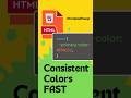 Use CSS Variables for Consistent Colors – Fast UI Tip!