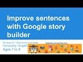 Computing tutorial for UK curriculum primary school teachers: Google story builder