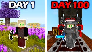 I Survived 100 Days in the Ages of History in Minecraft