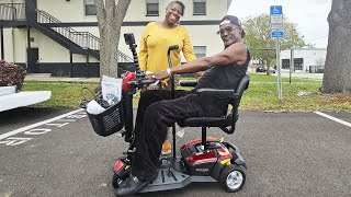 Raymond Got a Free Mobility Scooter! NO MORE CANE!