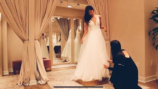 [ENG] Trying On 6 Wedding Dresses♥️결혼준비 중? 언니가 예신들 웨딩드레스 피팅투어 대신해줄께👰🏻🤵🏻