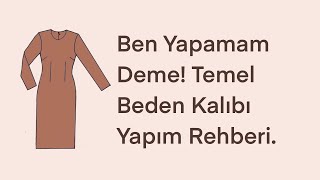 En Kolay Yöntemle Temel Beden Kalıbı Çıkarma Tekniği: Beden 44