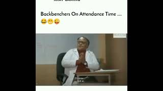 backbenchers on attendance #sigma rule 😎🔥🔥