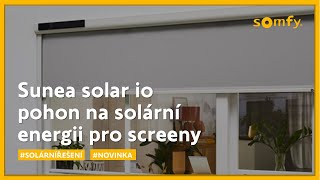 Sunea solar io pohon na solární energii pro screeny | Somfy