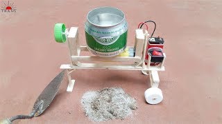 How to make Cement Mixer at home | DIY Concrete Mixer Machine