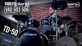 Roland TD-50 sound module swap on VAD503 & VAD506 electronic drums