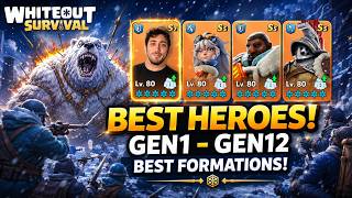 Bear Hunt META! GEN1–GEN12 Best Heroes & Formations - Whiteout Survival