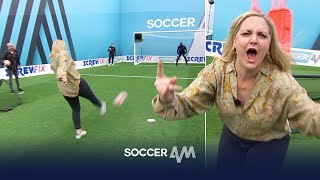 Laura Checkley scores ROCKET VOLLEY in first Pro AM of the Season! 🚀 | Soccer AM Pro AM