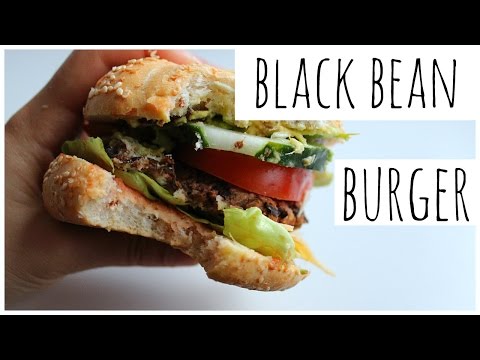 BLACK BEAN BURGER RECIPE (vegan, quick, easy, cheap) BLACK BEAN BURGER RECIPE (vegan, quick, easy, cheap)
