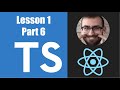 Learn Typescript For React - 01.06: Null and Undefined