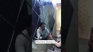 Mirror planing on wall design