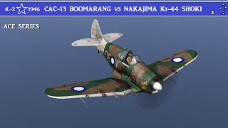 iL-2 1946 Ace Series: CAC-13 Boomarang vs Nakajima Ki-44 Shoki #il21946